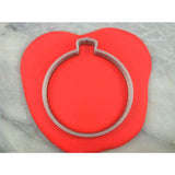 Christmas Ornament Cookie Cutter Outline - Xmas / Winter / NYE