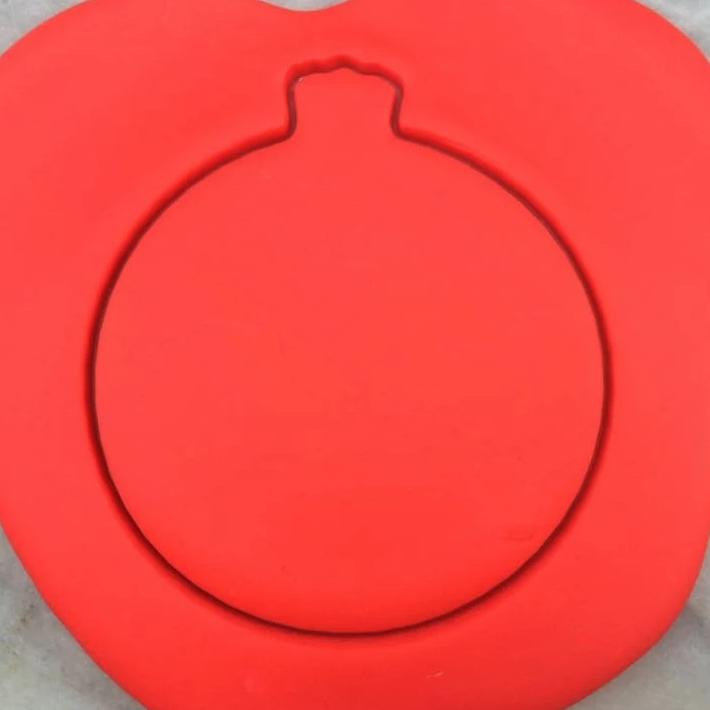 Christmas Ornament Cookie Cutter Outline - Xmas / Winter / NYE