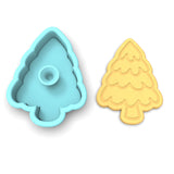 Christmas Pine Tree Cookie Cutter | Stamp | Stencil #1