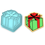 Christmas Present Cookie Cutter | Stamp | Stencil #2