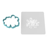 Christmas Ribbon Cookie Cutter | Stamp | Stencil #1 Xmas / Winter / NYE Cookie Cutter Lady 2 Inch Small Cupcake Cutter Only Yes