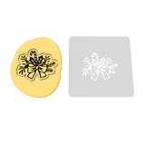 Christmas Ribbon Cookie Cutter | Stamp | Stencil #1 Xmas / Winter / NYE Cookie Cutter Lady 2 Inch Small Cupcake Stamp Only Yes