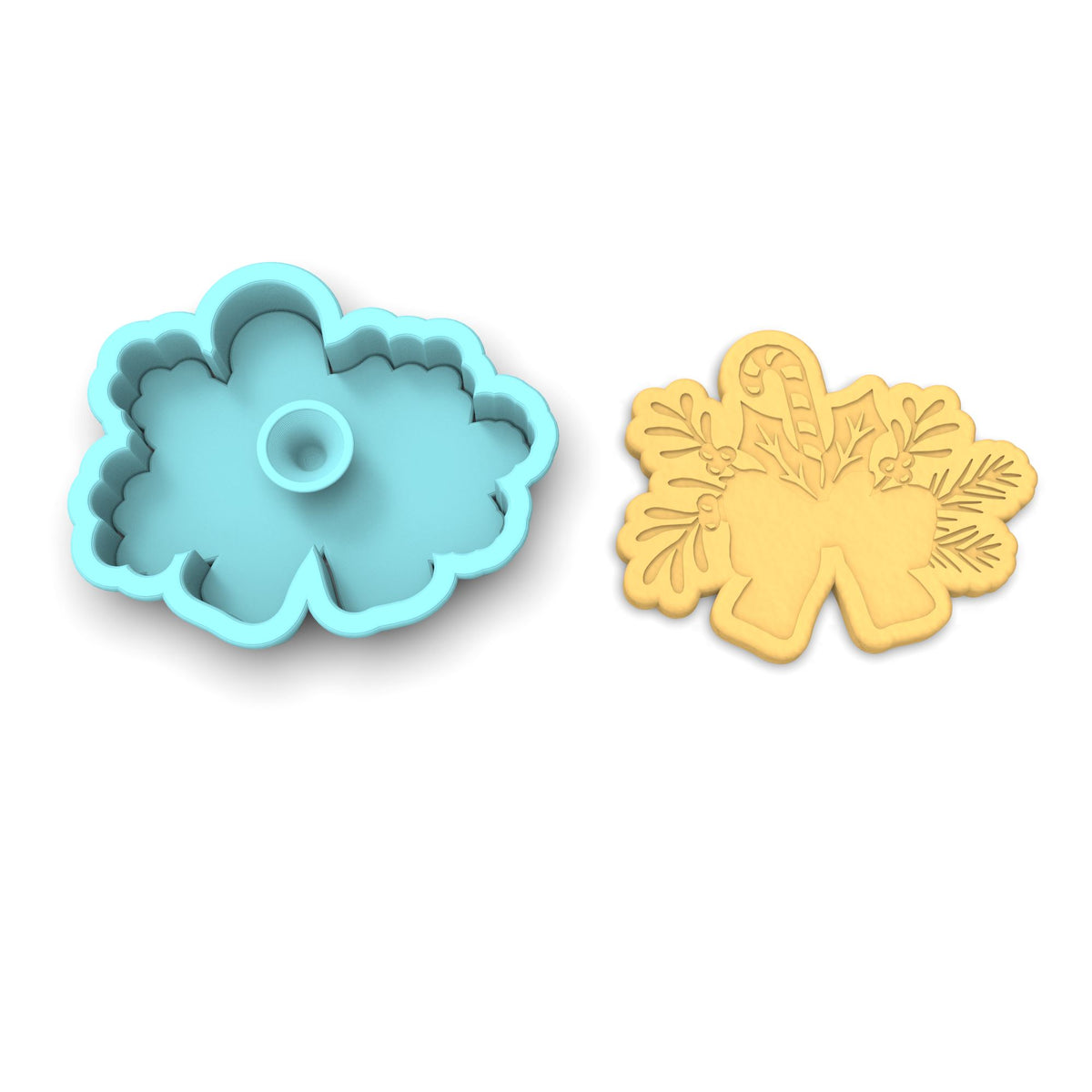 Christmas Ribbon Cookie Cutter | Stamp | Stencil #1 Xmas / Winter / NYE Cookie Cutter Lady 