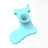 Christmas Stocking Cookie Cutter | Stamp | Stencil #1 Xmas / Winter / NYE Cookie Cutter Lady 2 Inch Small Cupcake Stamp Only No