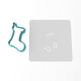 Christmas Stocking Cookie Cutter | Stamp | Stencil #1 Xmas / Winter / NYE Cookie Cutter Lady 2 Inch Small Cupcake Cutter Only Yes