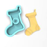 Christmas Stocking Cookie Cutter | Stamp | Stencil #1 Xmas / Winter / NYE Cookie Cutter Lady 