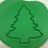 Christmas Tree Cookie Cutter Outline Xmas / Winter / NYE Cookie Cutter Lady 