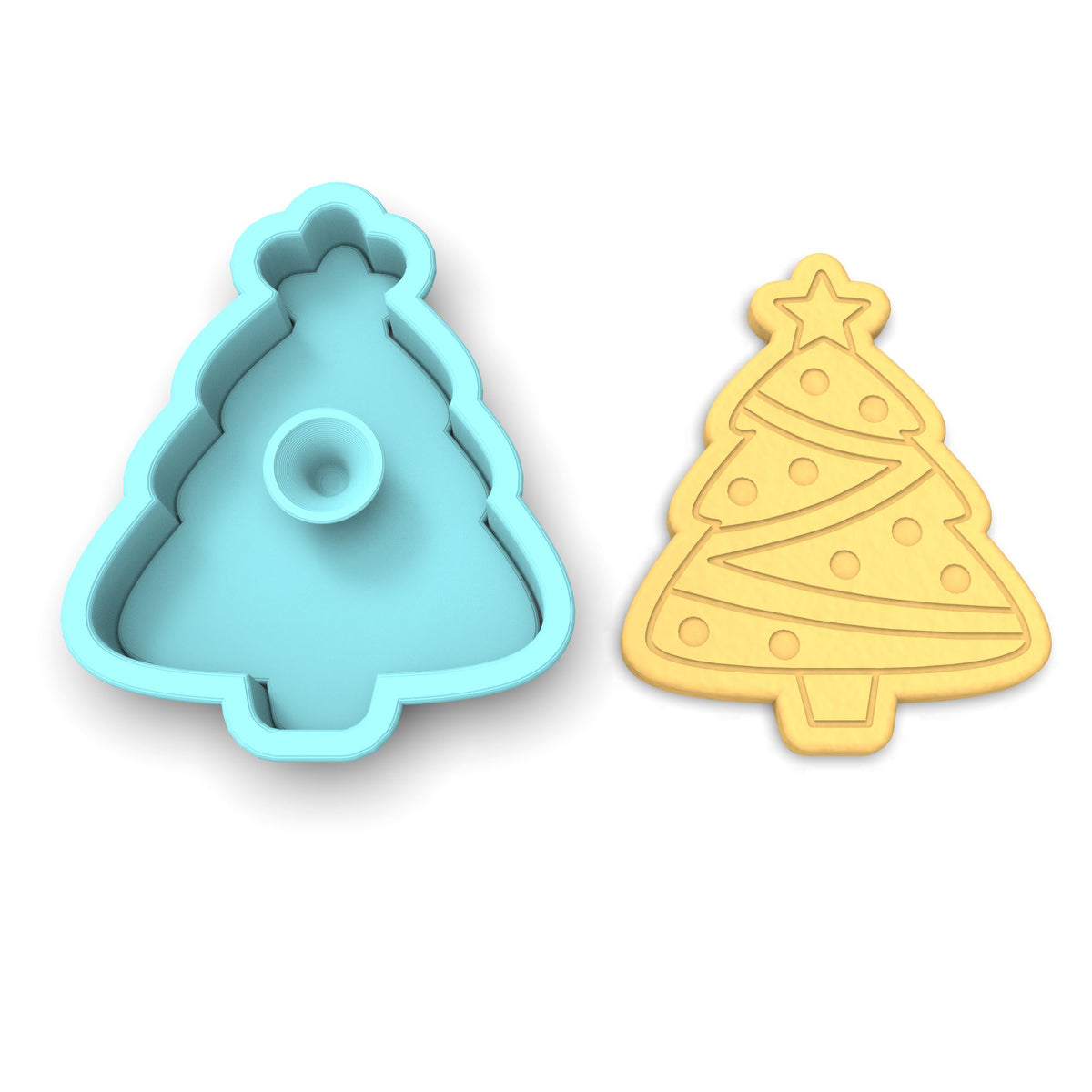 Christmas Tree Cookie Cutter | Stamp | Stencil #2