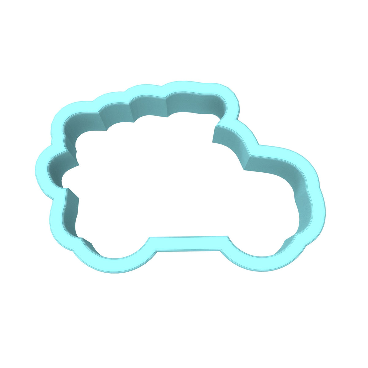 Christmas Tree Truck Cookie Cutter | Stamp | Stencil #3