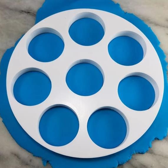 Circle 8x Cutter Octuple - Letters/ Numbers/ Shapes