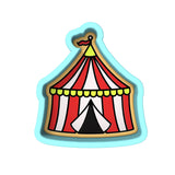 Circus Tent Cookie Cutter | Stamp | Stencil #1