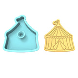 Circus Tent Cookie Cutter | Stamp | Stencil #1