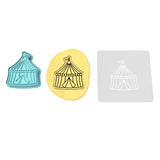 Circus Tent Cookie Cutter | Stamp | Stencil #1