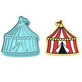 Circus Tent Cookie Cutter | Stamp | Stencil #1