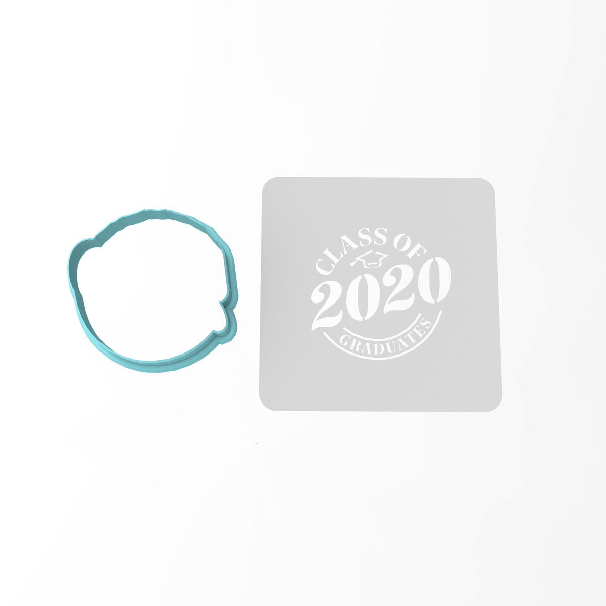 Class of 2020 Cookie Cutter | Stamp | Stencil #1