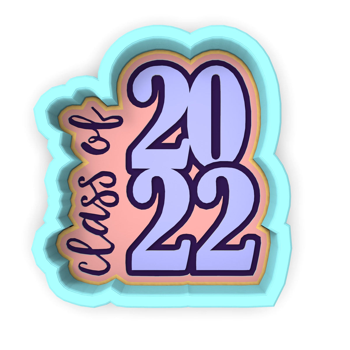 Class of 2022 Cookie Cutter | Stamp | Stencil #3