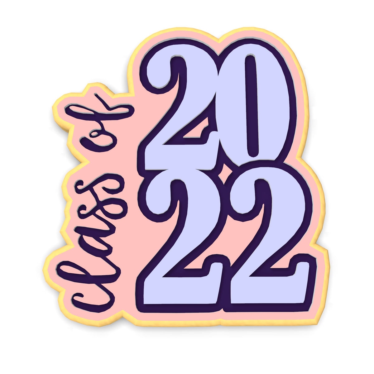 Class of 2022 Cookie Cutter | Stamp | Stencil #3