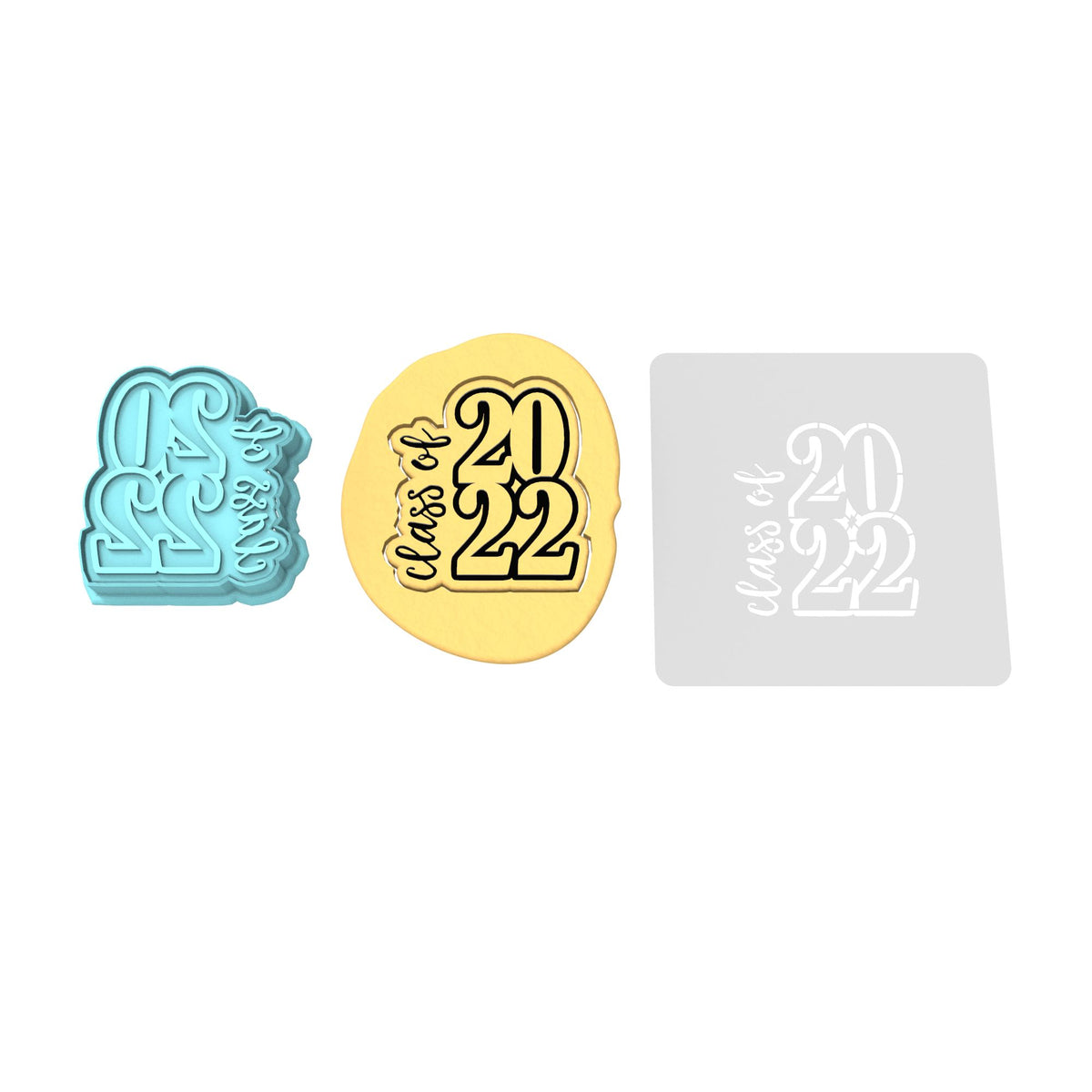 Class of 2022 Cookie Cutter | Stamp | Stencil #3