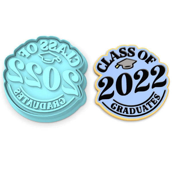 Class of 2022 Cookie Cutter | Stamp | Stencil #5