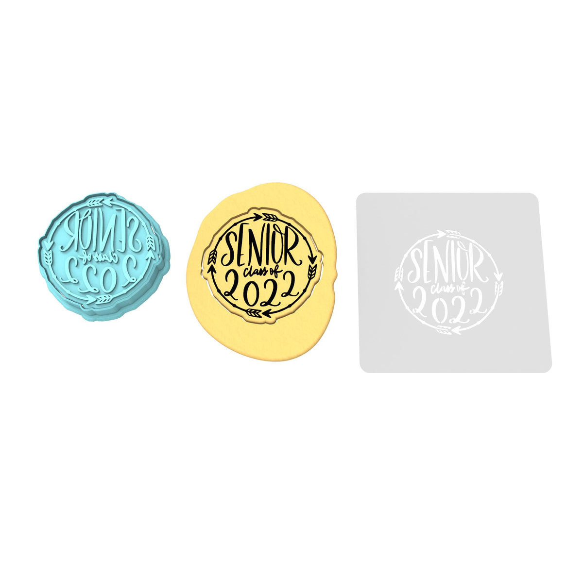 Class of 2022 Senior Cookie Cutter | Stamp | Stencil #2