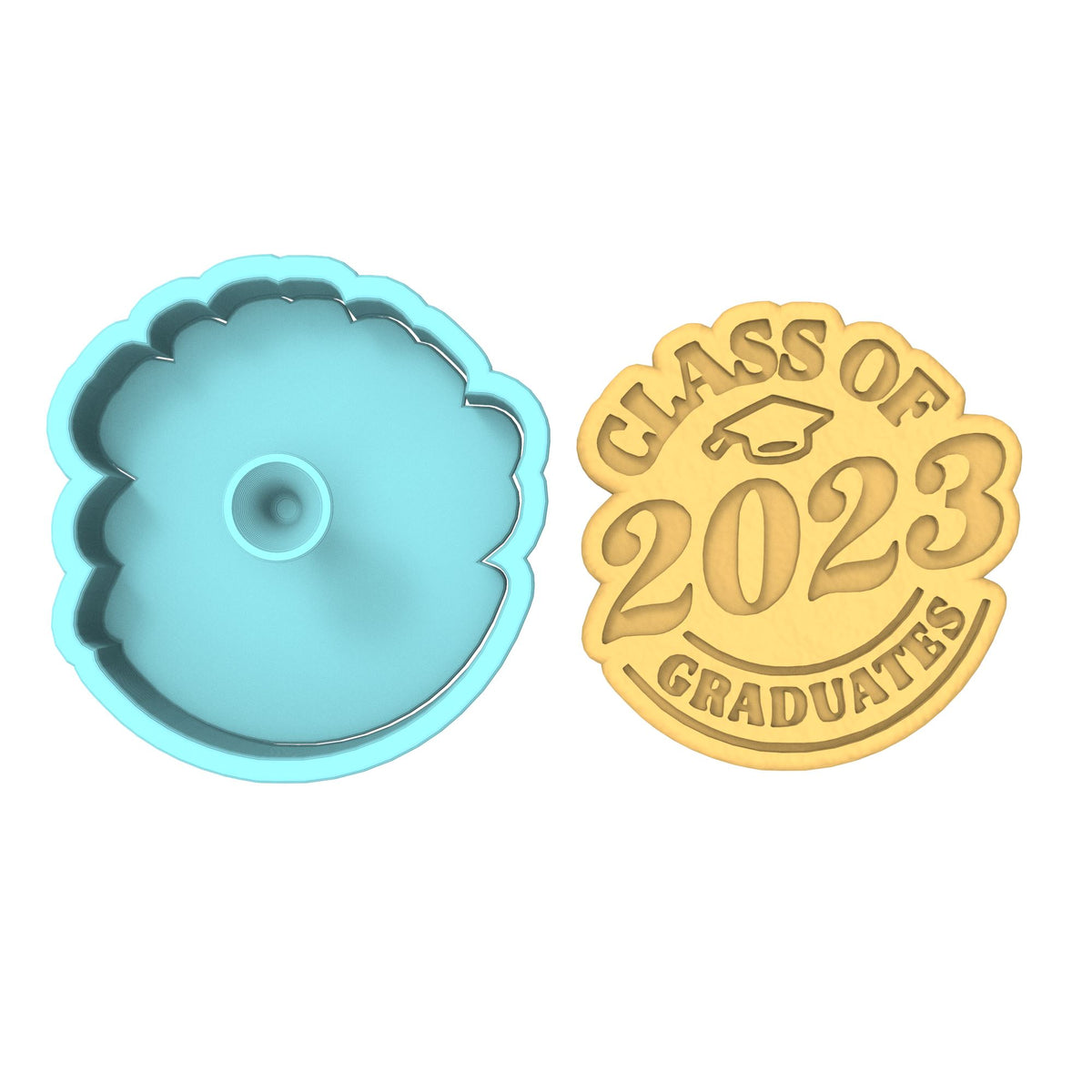 Class of 2023 Cookie Cutter | Stamp | Stencil #C Wedding / Baby / V Day Cookie Cutter Lady 