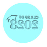 Class of 2023 Cookie Cutter | Stamp | Stencil #D Wedding / Baby / V Day Cookie Cutter Lady MINI - 2 Inches (5cm) Debosser ONLY 