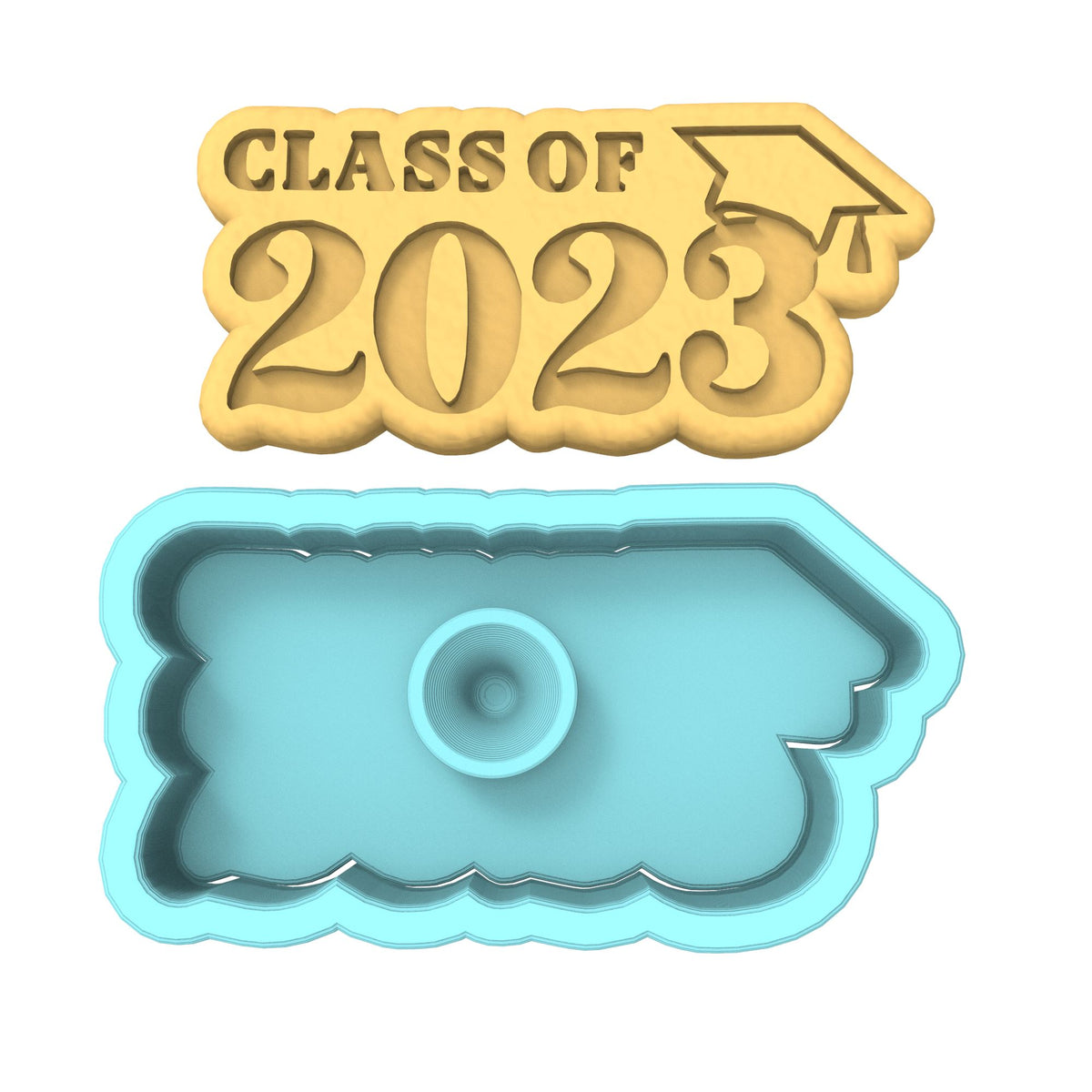 Class of 2023 Cookie Cutter | Stamp | Stencil #D Wedding / Baby / V Day Cookie Cutter Lady 