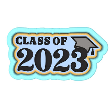 Class of 2023 Cookie Cutter | Stamp | Stencil #D Wedding / Baby / V Day Cookie Cutter Lady 