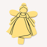 Classic Fairy Cookie Cutter | Stamp | Stencil