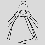 Classic Fairy Cookie Cutter | Stamp | Stencil