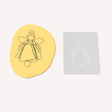 Classic Fairy Cookie Cutter | Stamp | Stencil