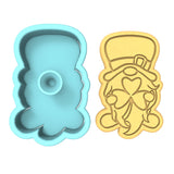 Clover Gnome Cookie Cutter | Stamp | Stencil #2 Cookie Cutter Lady 