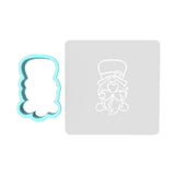 Clover Gnome Cookie Cutter | Stamp | Stencil #2 Cookie Cutter Lady MINI - 2 Inches (5cm) **BUNDLE** Cutter + Stencil 