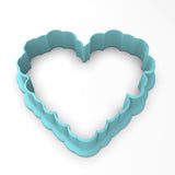 Clover Shamrock Heart Cookie Cutter | Stamp | Stencil