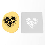 Clover Shamrock Heart Cookie Cutter | Stamp | Stencil