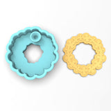 Clover Shamrock Wreath Cookie Cutter | Stamp | Stencil