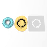 Clover Shamrock Wreath Cookie Cutter | Stamp | Stencil