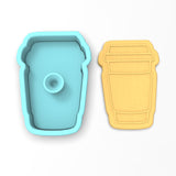 Coffee Cup Cookie Cutter | Stamp | Stencil #1 Plain Miscellaneous Cookie Cutter Lady 