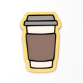 Coffee Cup Cookie Cutter | Stamp | Stencil #1 Plain Miscellaneous Cookie Cutter Lady 
