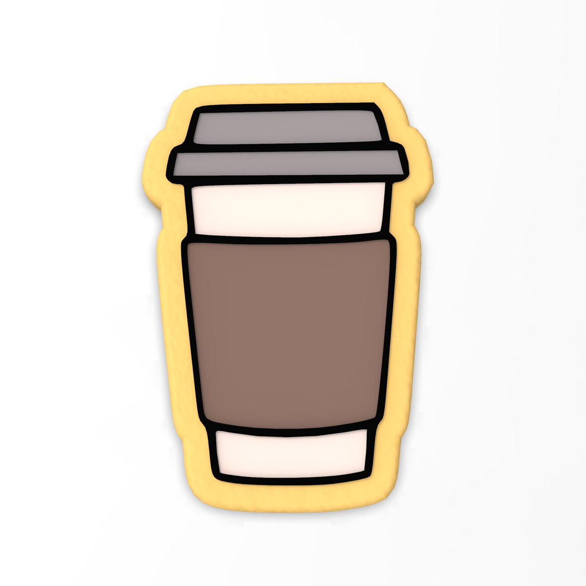 Coffee Cup Cookie Cutter | Stamp | Stencil #1 Plain Miscellaneous Cookie Cutter Lady 