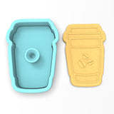 Coffee Cup Cookie Cutter | Stamp | Stencil #2 Beans