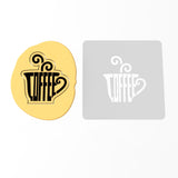 Coffee Mug Cookie Cutter | Stamp | Stencil #1