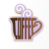 Coffee Mug Cookie Cutter | Stamp | Stencil #1