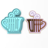 Coffee Mug Cookie Cutter | Stamp | Stencil #1