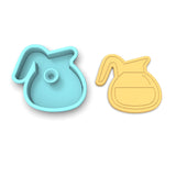 Coffee Pot Cookie Cutter | Stamp | Stencil #1