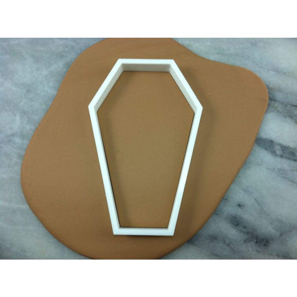 Coffin Cookie Cutter Outline - Halloween / Fall