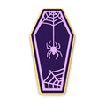 Coffin with Spider Cookie Cutter | Stamp | Stencil #1