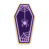 Coffin with Spider Cookie Cutter | Stamp | Stencil #1