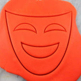 Comedy Theatre Mask Cookie Cutter Stamp & Outline #1 Letters/ Numbers/ Shapes Cookie Cutter Lady 