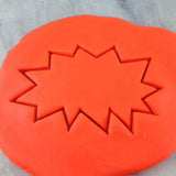 Comic Book BOOM Cookie Cutter Outline #2 Comic Book / Vehicles Cookie Cutter Lady 